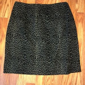 Leopard Print Skirt